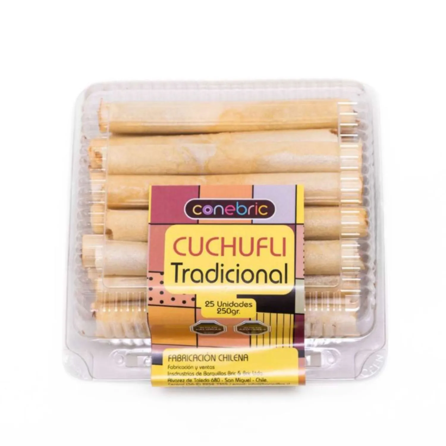 Cuchuflis Rellenos Con Manjar 25 Unidades