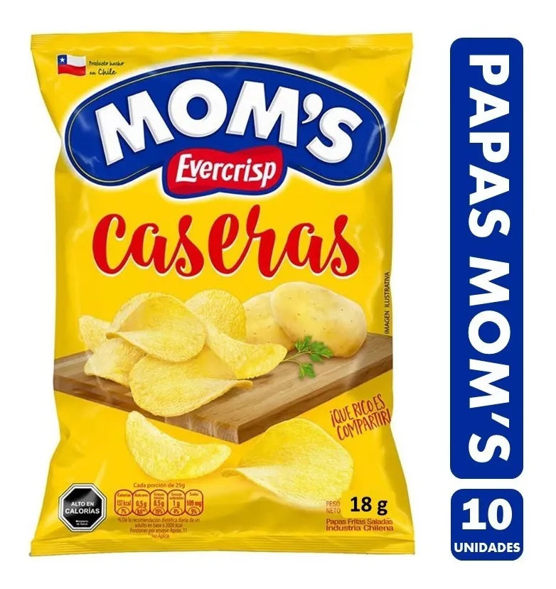 Pack Papas Fritas Moms 10 Unidades