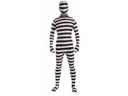 Disfraz pegado preso hombre (XL)