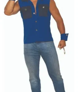 Disfraz policía handsome standard