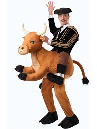 Disfraz ride on torero adulto