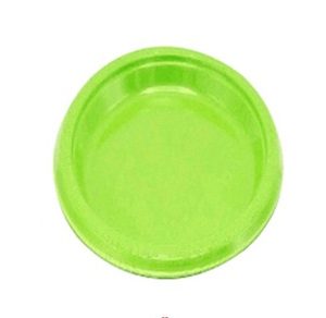 Plato plástico lima (10 unidades 18CM)
