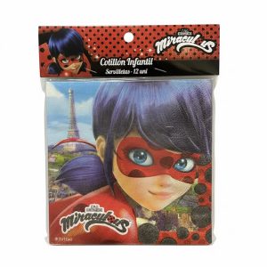 Servilletas Miraculous Ladybug 12 Unidades