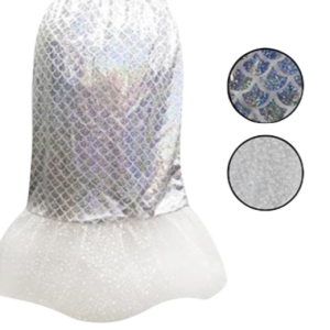 Falda sirena silver