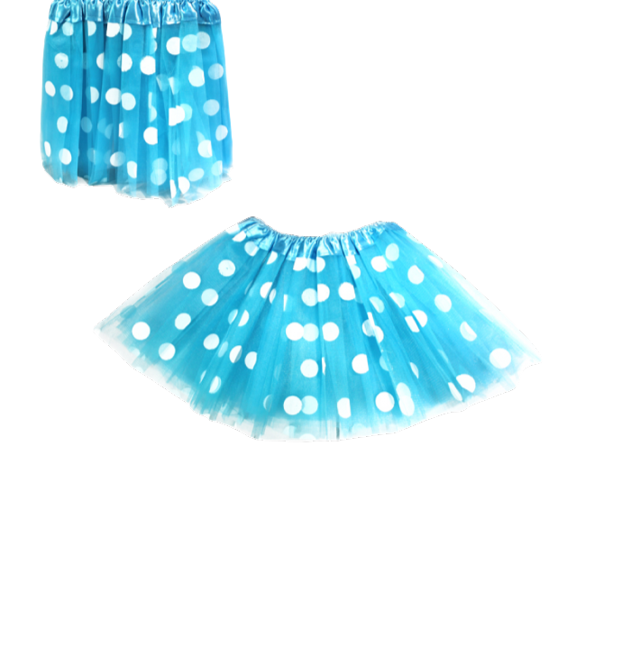 Tutu polka celeste