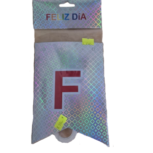 Guirnalda feliz día holográfica