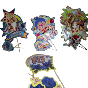 Toppers artesanales personajes