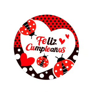 Plato cartón grande chinita (6 unidades 23CM)