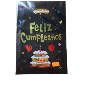 Bolsa dulce FC negra (10 unidades 17x25CM)