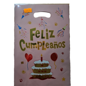 Bolsa dulce FC rosada (10 unidades 17x25CM)