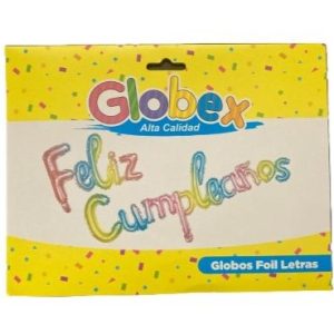 Globo metalizado feliz cumpleaños multicolor