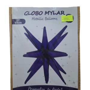 Globo foil puntas morado (69CM)