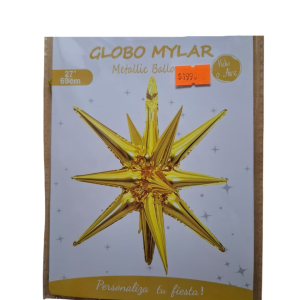 Globo foil estrella dorada (69CM)