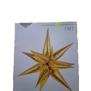 Globo foil estrella dorada (100CM)