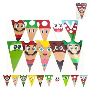 Banner Banderin Super Mario