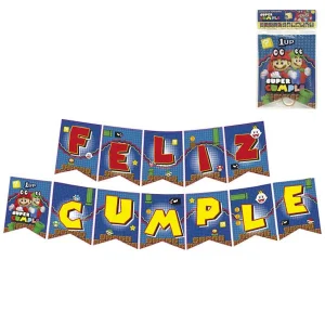 Feliz Cumpleaños Letras Super Mario