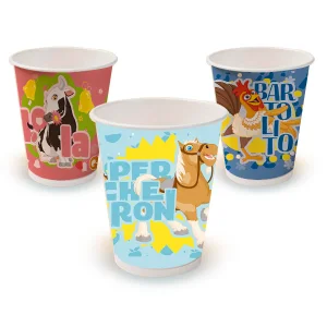 VASO POLIPAPEL LA GRANJA X6 PARTY