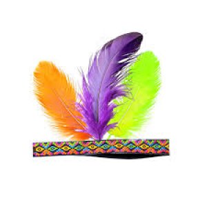 Cintillo indio pluma