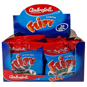 DULCE CAJA GOMITAS FLIPY 20 UNID AMBROSO