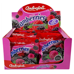 Caja Gomitas Amberries 20 Unidades