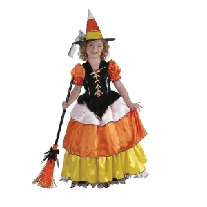 Disfraz bruja candy corn (8 A 10 AÑOS)