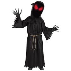 Disfraz fantasma capucha ojos luminosos hombre standard