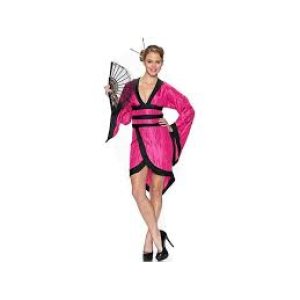 Disfraz gorgeous geisha fucsia (L)