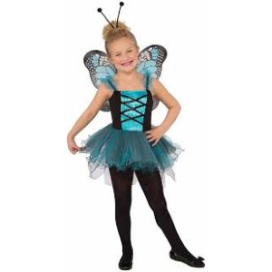DISFRAZ MARIPOSA CELESTE CARNAVAL