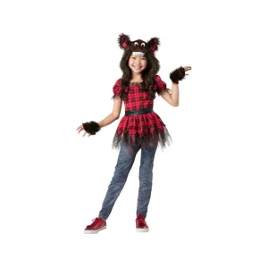 Disfraz niña lobo