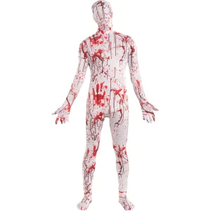 Disfraz pegado sangriento hombre (XL)