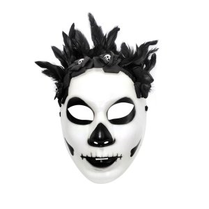 MASCARA PLASTICA CATRINA NEGRA FESTY