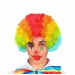 Peluca Afro (100gr) multicolor