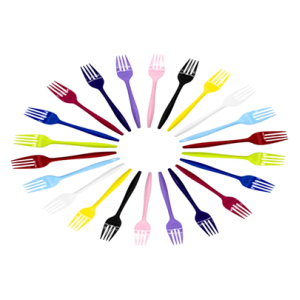 Tenedor plástico (20 unidades)