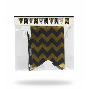 BANNER NEGRO DORADO FOIL VIERI