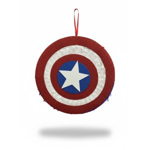 Piñata Artesanal Escudo Capitán América