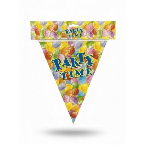 BANDERIN PARTY TIME CARNAVAL