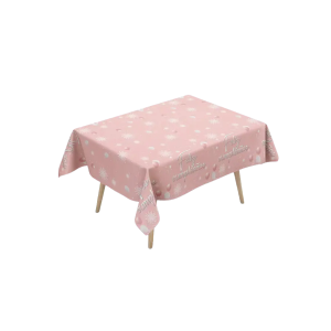 MANTEL FC ROSADO  METALIZADO 137X183 MPA