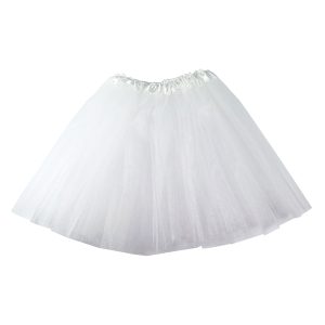 Falda balerina liso blanco