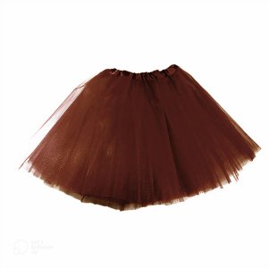 FALDA TUTU LISO CAFE INFANTIL FESTY