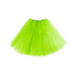 FALDA TUTU LISO VERDE LIMA ADULTO FESTY