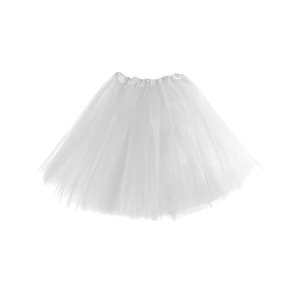 FALDA TUTU LISO BLANCO ADULTO FE