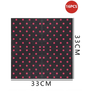 Servilletas Lunares/Polka Variedades (16 unidades)