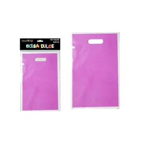 Bolsa para dulces morada (10 unidades 16x25)