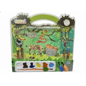 REGALO LIBRO SELVA PARA PINTAR ACUARELAS