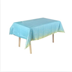 MANTEL CELESTE POLKA DORADO 137X183 MP