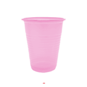Vasos plásticos rosado (50PCS 200 ML)