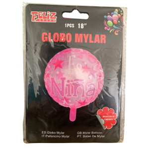 Globo baby shower "Es niña" (45CM)