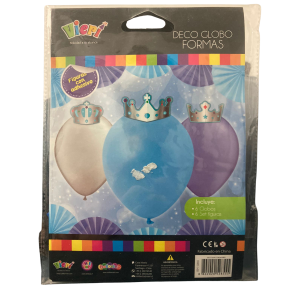 SET GLOBO FIGURA CORONA X6 VIERI