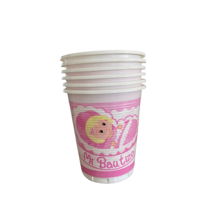 Vaso bautizo niña party (6PCS)