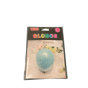 Globo ronny azul con estrellas